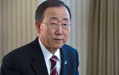 UN Secretary General Ban Ki-moon