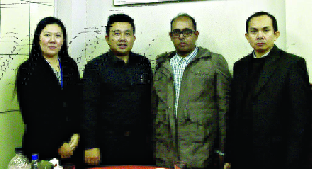 Economist Professor Dr. Muhammad Mahboob Ali who is working at Daffodil International University as Professor of Faculty of Business and Economics meets with a representative of Naresuan University,Thailand led by Dr. Sukij Khorchurklang Associate Dean