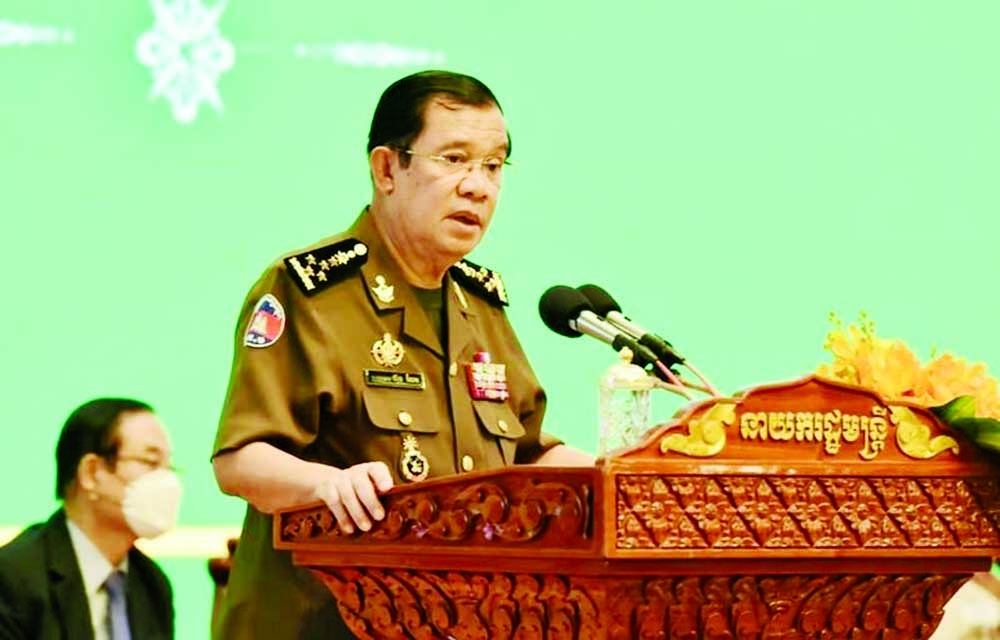 Cambodian Foreign Minister Prak Sokhonn speaks at a lecture on Monday organised by Singapore-based think-tank the ISEAS-Yusof Ishak Institute. Agency photo