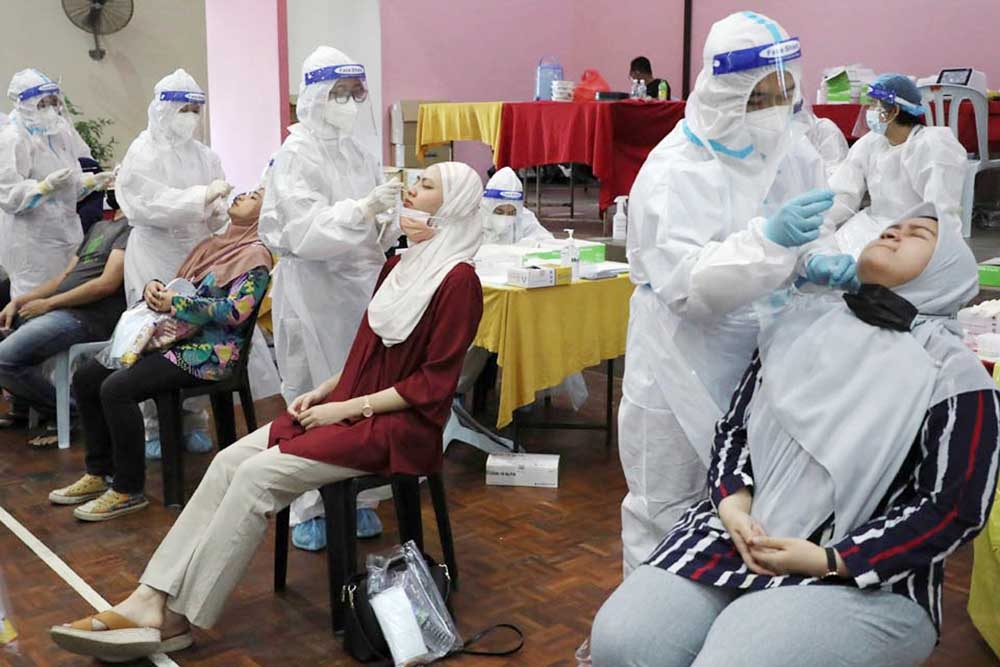 Corona test in Malaysia to stop expansion Agency photo