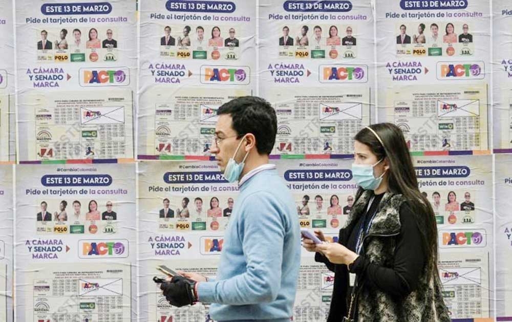 Presidential election in columbia. Agency photo