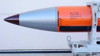 Russia.s nuclear warhead may be used if Moscow's esistence is at stake. Agency photo