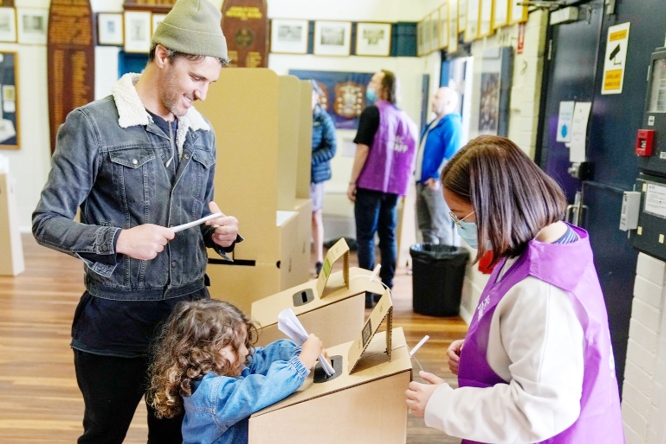 Australians went to the polls on Saturday after a six-week election campaign focused on the cost of living and climate change.