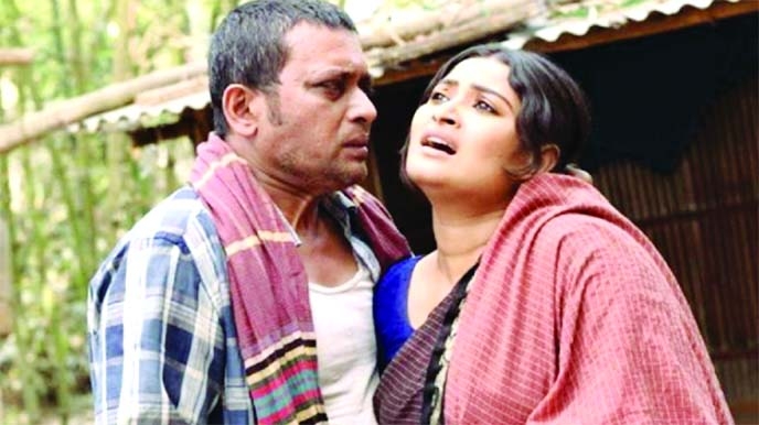 Anisur Rahman Milon and Shirin Sheela in a scene from the movie