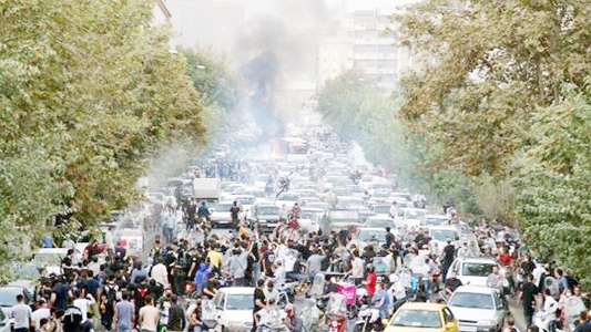 A big procession protesting the death of a young woman in Police Custody through to the town on Saturday.