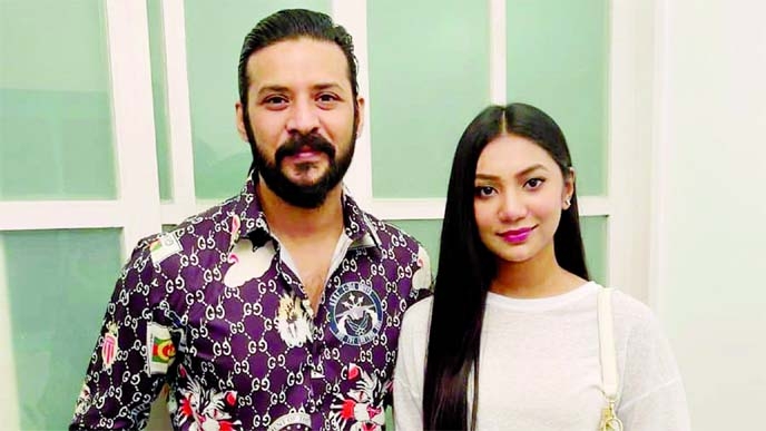 Nirab Hossain and Sunerah Binte Kamal at a photo session