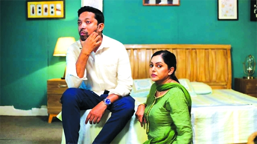 Imtiaz Barshon and Nipun in a scene from the web film